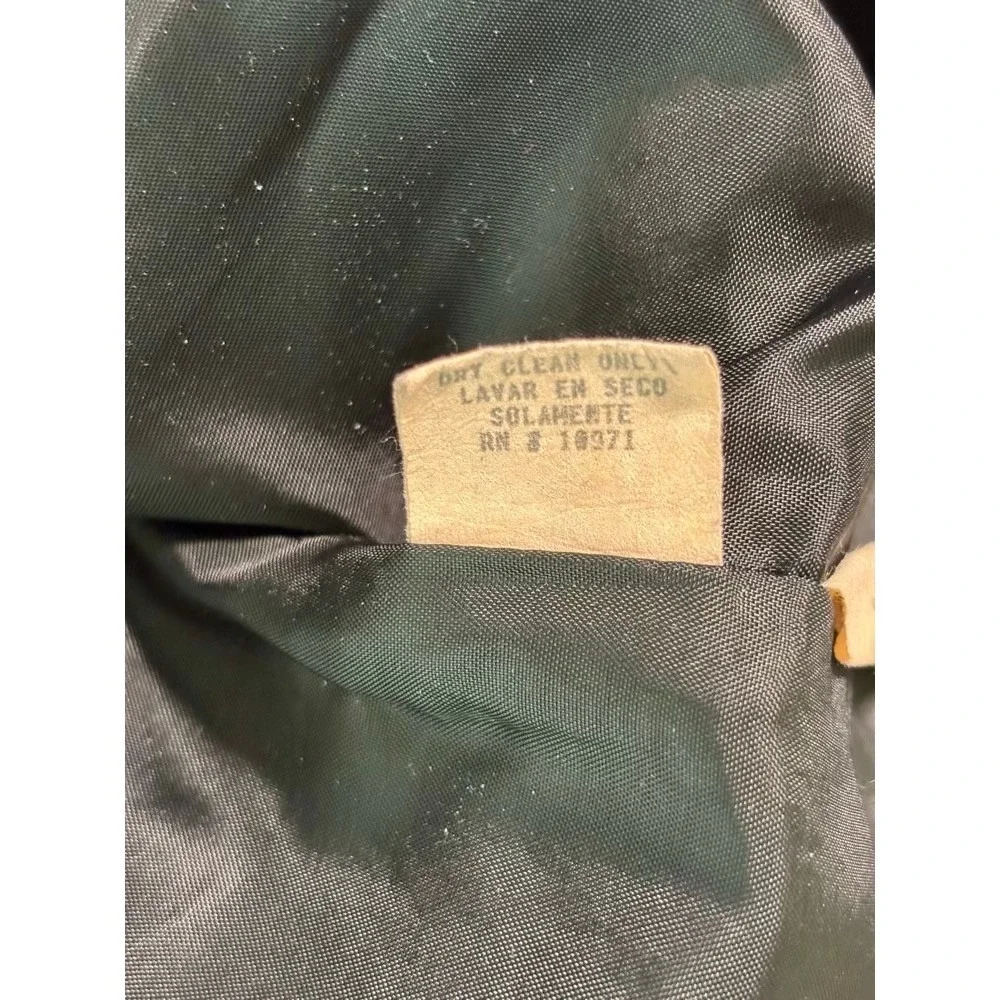 VTG Braebrook Women's Wool Blend Herringbone Zip Up Blazer Jacket Sz 14 Academia